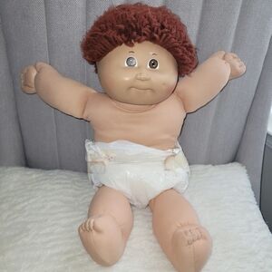 CABBAJE PEATCH VINTAGE BOY 1978 1982 Adorable Plush Doll with Red Hair